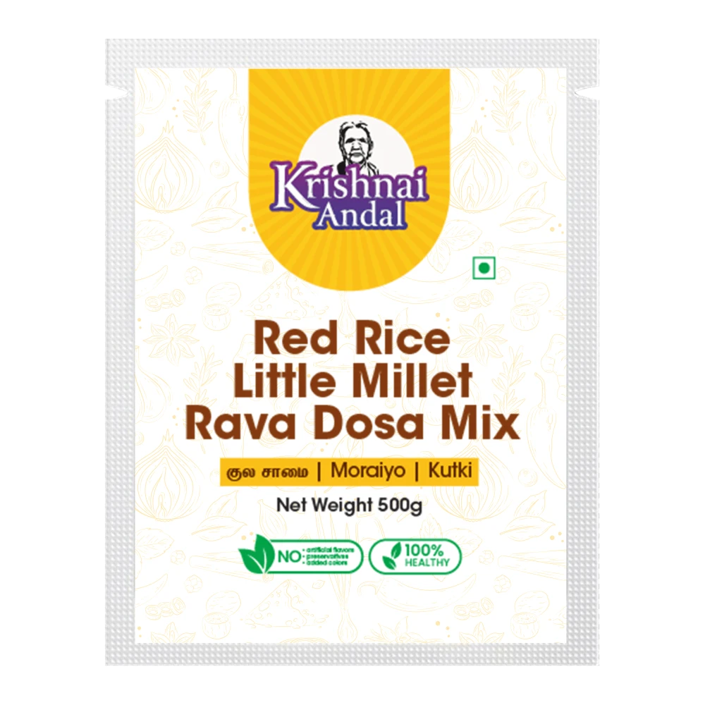 Red Rice Little Millet Rava Dosa Mix 500g